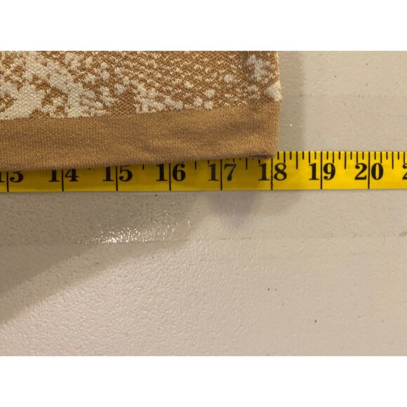 NWT Nine West Tan Python Print Knit Tank Top Sleeveless Medium - Picture 9 of 10